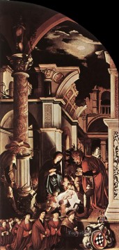  Piece Painting - The Oberried Altarpiece right wing Renaissance Hans Holbein the Younger